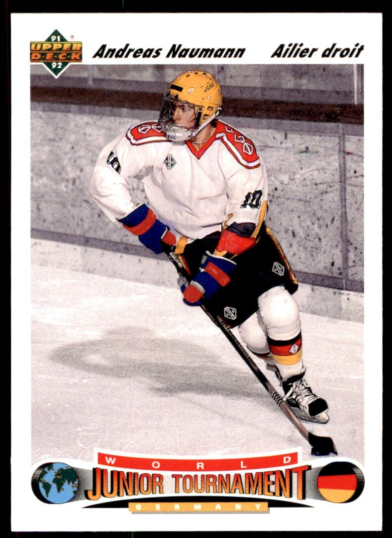 1991-92 Upper Deck French Andreas Naumann Rookie . Germany #678
