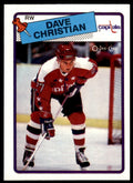 1988-89 O-Pee-Chee Dave Christian . Washington Capitals #14