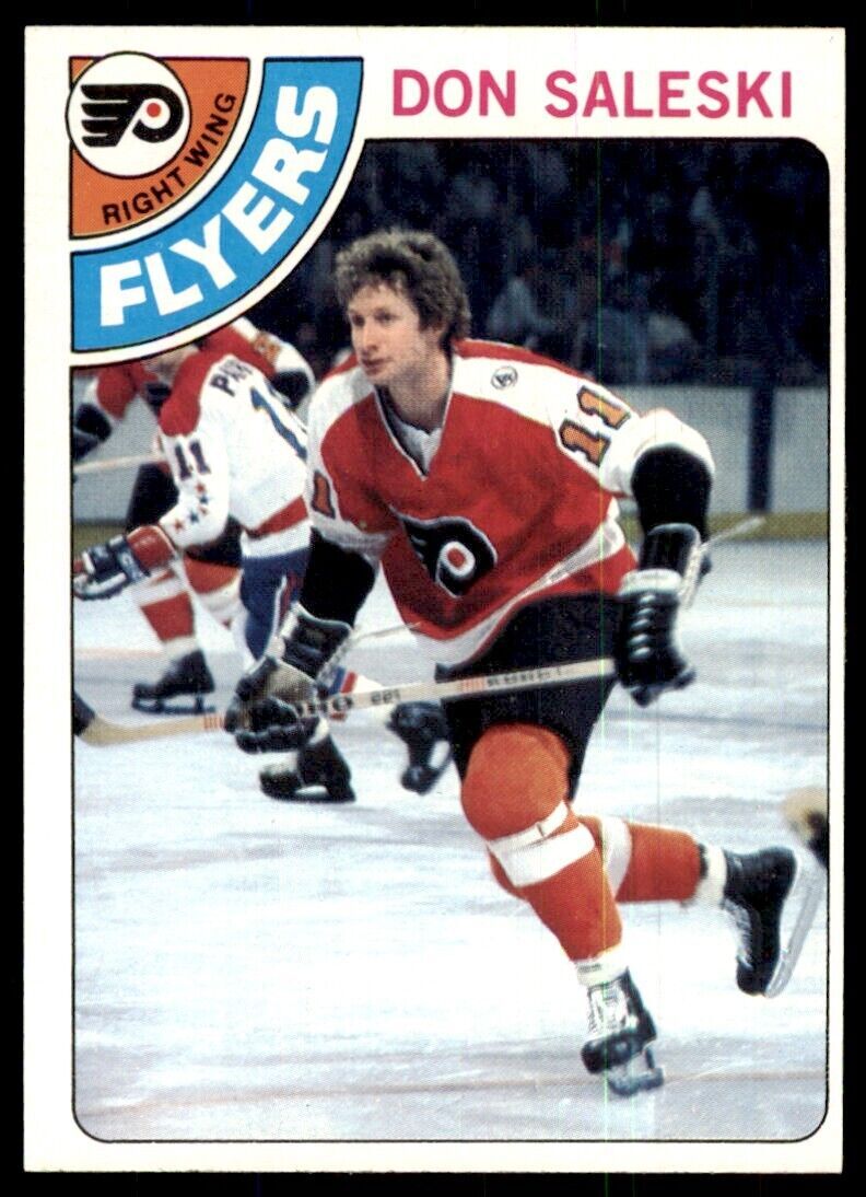1978-79 Topps Hockey Card Don Saleski Big Bird Philadelphia Flyers #257
