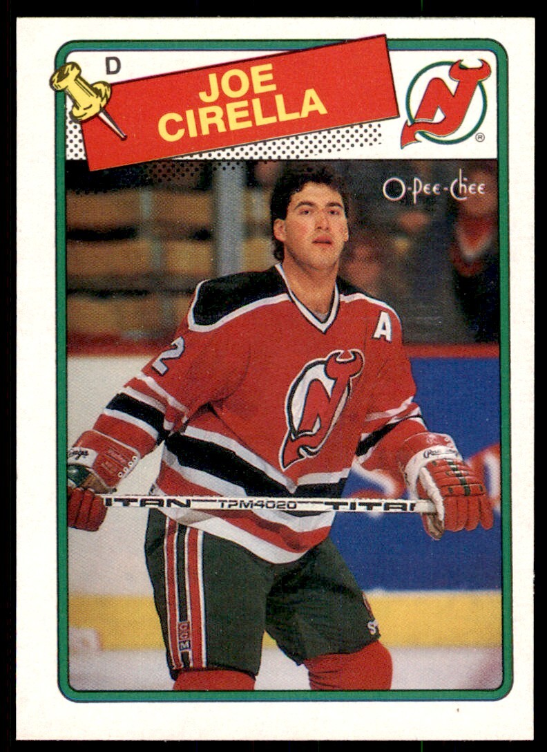 1988-89 O-Pee-Chee Joe Cirella . New Jersey Devils #188