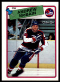 1988-89 O-Pee-Chee Andrew McBain . Winnipeg Jets #105