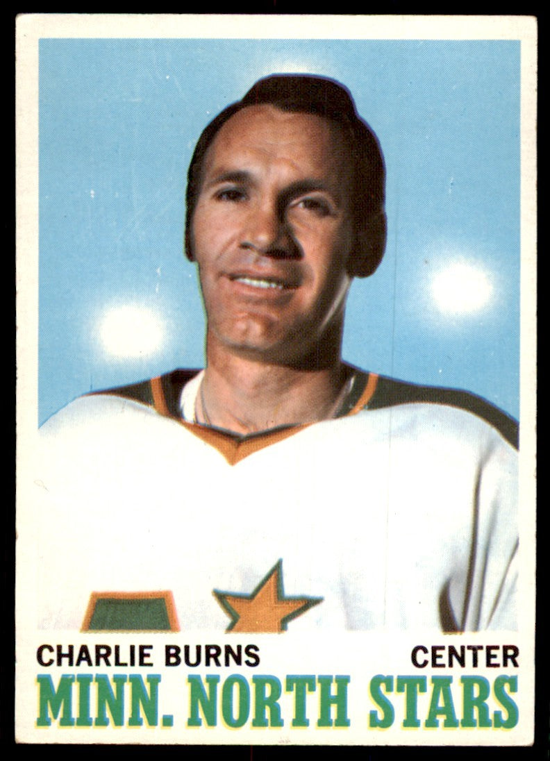 1970-71 TOPPS CHARLIE BURNS MINNESOTA NORTH STARS #44