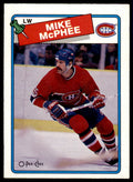 1988-89 O-Pee-Chee Mike McPhee . Montreal Canadiens #237