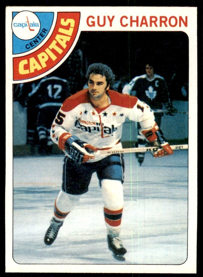 1978-79 Topps Hockey Card Guy Charron C Washington Capitals #22
