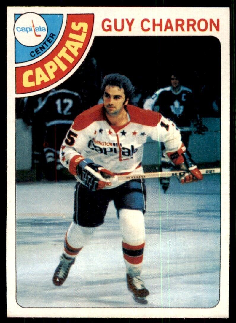 1978-79 Topps Hockey Card Guy Charron Washington Capitals #22