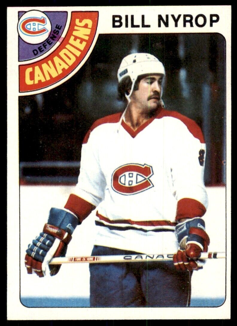 1978-79 Topps Bill Nyrop d Montreal Canadiens #134