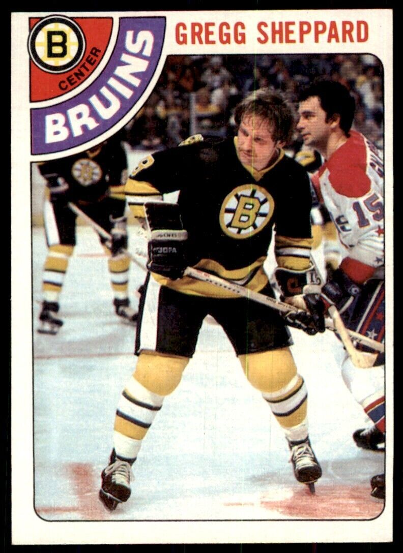 1978-79 Topps Gregg Sheppard // Boston Bruins #18