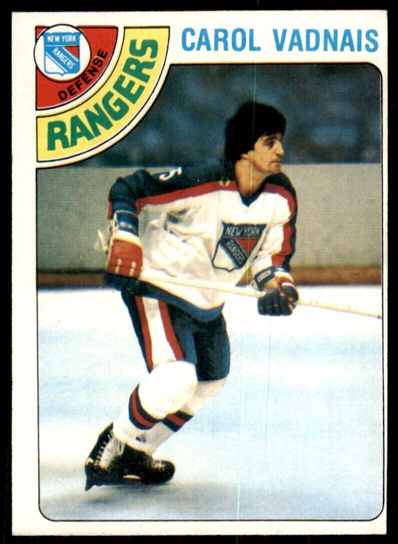 1978-79 Topps Carol Vadnais / New York Rangers #85