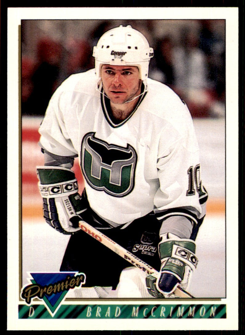 1993-94 Topps Premier Brad McCrimmon . Hartford Whalers #391