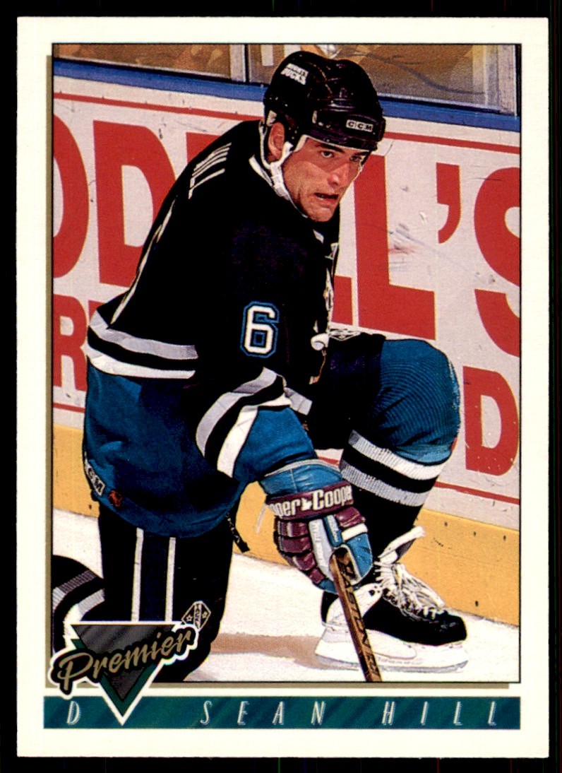 1993-94 Topps Premier Sean Hill . Anaheim Mighty Ducks #312