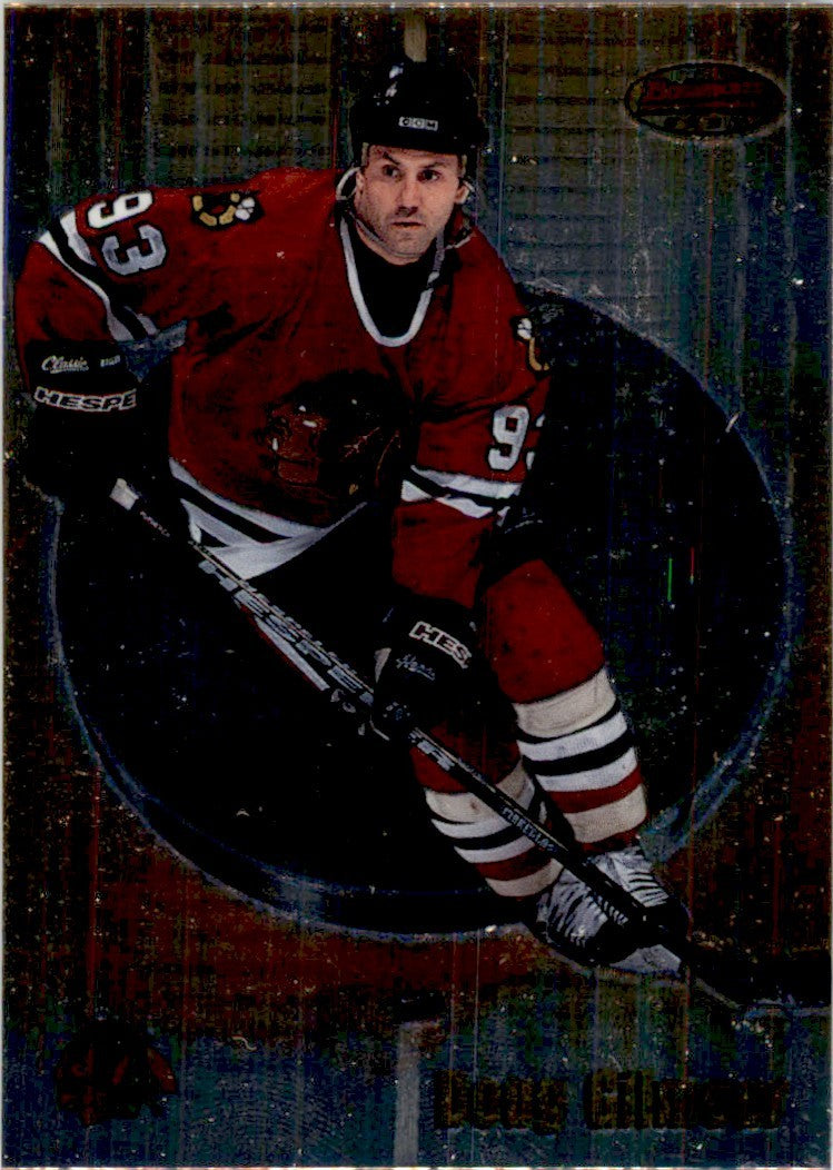 1998-99 BOWMAN'S BEST DOUG GILMOUR CHICAGO BLACKHAWKS #13