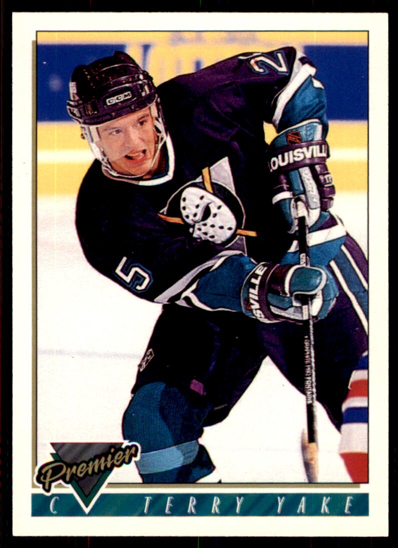 1993-94 Topps Premier Terry Yake . Anaheim Mighty Ducks #432