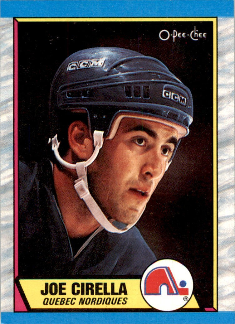 1989-90 O-PEE-CHEE JOE CIRELLA QUEBEC NORDIQUES #130