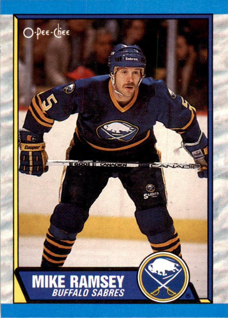 1989-90 O-PEE-CHEE MIKE RAMSEY BUFFALO SABRES #140