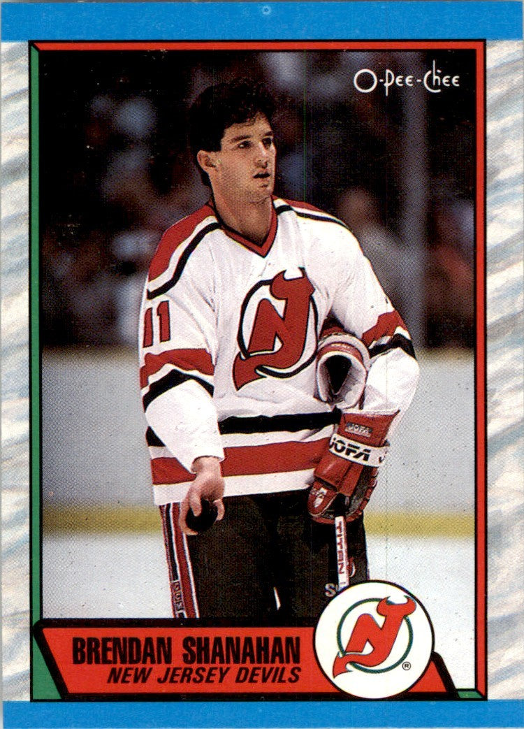 1989-90 O-PEE-CHEE BRENDAN SHANAHAN NEW JERSEY DEVILS #147