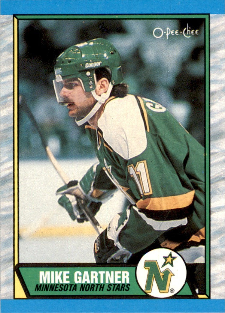 1989-90 O-PEE-CHEE MIKE GARTNER MINNESOTA NORTH STARS #30