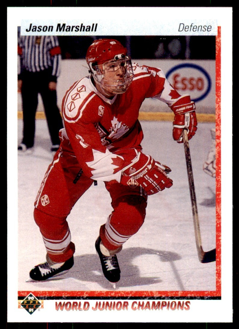 1990-91 Upper Deck Jason Marshall Rookie . #453