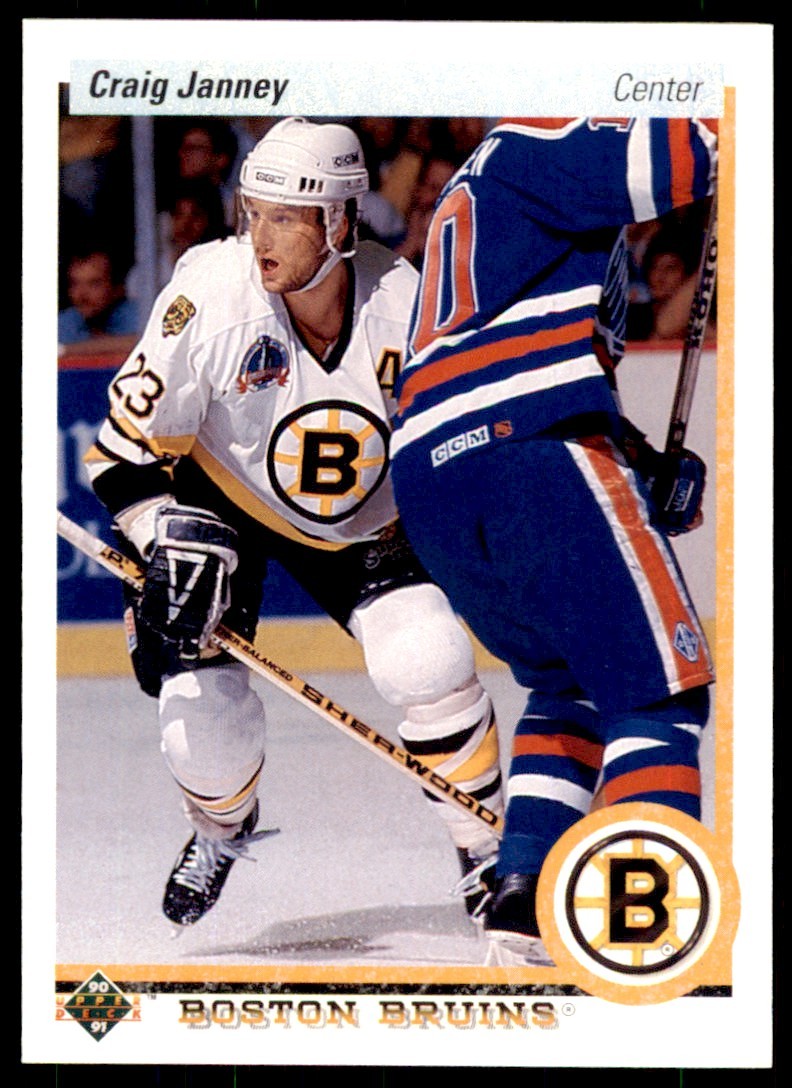 1990-91 Upper Deck. Craig Janney . Boston Bruins #234