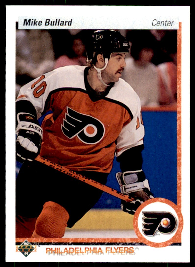 1990-91 Upper Deck. Mike Bullard . Philadelphia Flyers #230