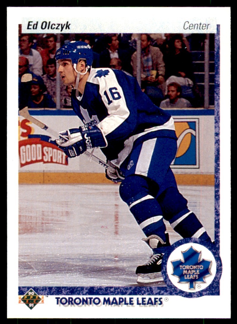 1990-91 Upper Deck. Ed Olczyk . Toronto Maple Leafs #222