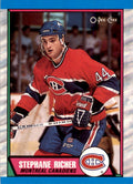 1989-90 O-PEE-CHEE STEPHANE RICHER MONTREAL CANADIENS #153