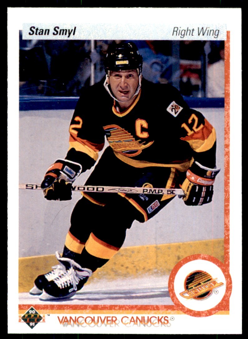 1990-91 Upper Deck. Stan Smyl . Vancouver Canucks #299