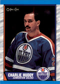 1989-90 O-PEE-CHEE CHARLIE HUDDY EDMONTON OILERS #158