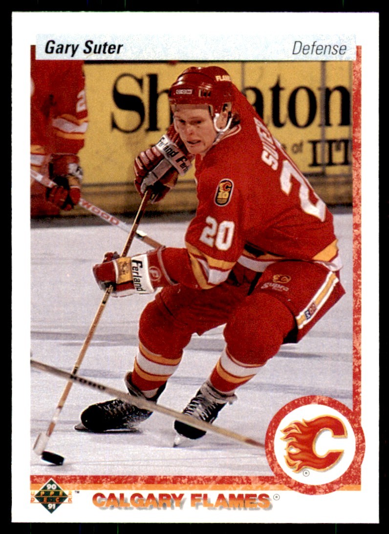 1990-91 Upper Deck. Gary Suter . Calgary Flames #273