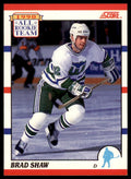 1990-91 Score Canadian Brad Shaw Hartford Whalers #325