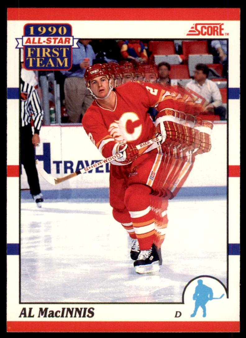 1990-91 Score Canadian Al MacInnis Calgary Flames #314