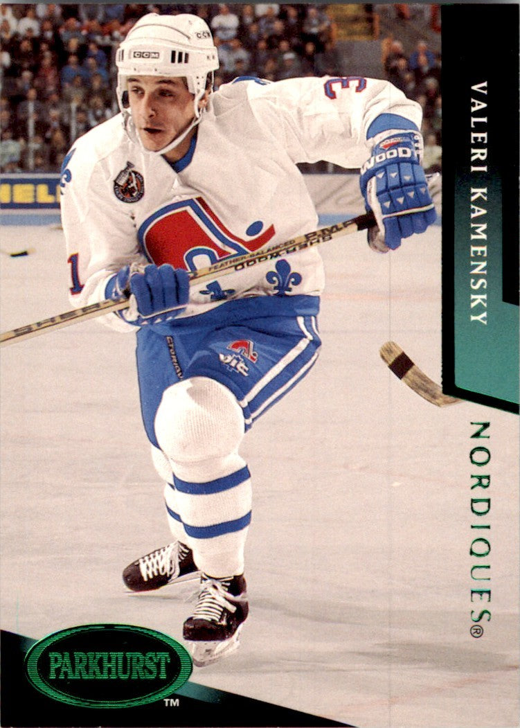 1993-94 PARKHURST VALERI KAMENSKY QUEBEC NORDIQUES #438