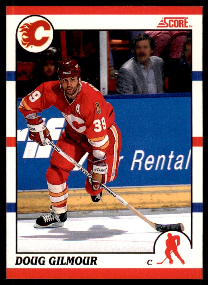 1990-91 Score Canadian Doug Gilmour Calgary Flames #155