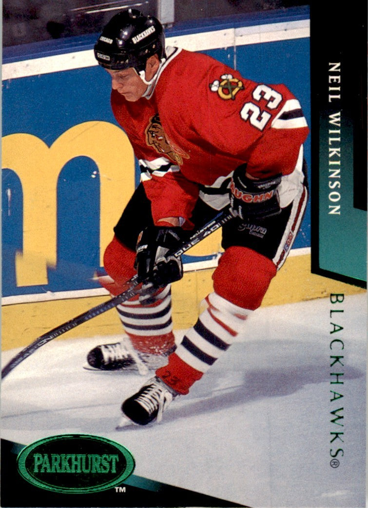 1993-94 PARKHURST NEIL WILKINSON CHICAGO BLACKHAWKS #315