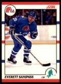1990-91 Score Canadian Everett Sanipass Rookie . Quebec Nordiques #28