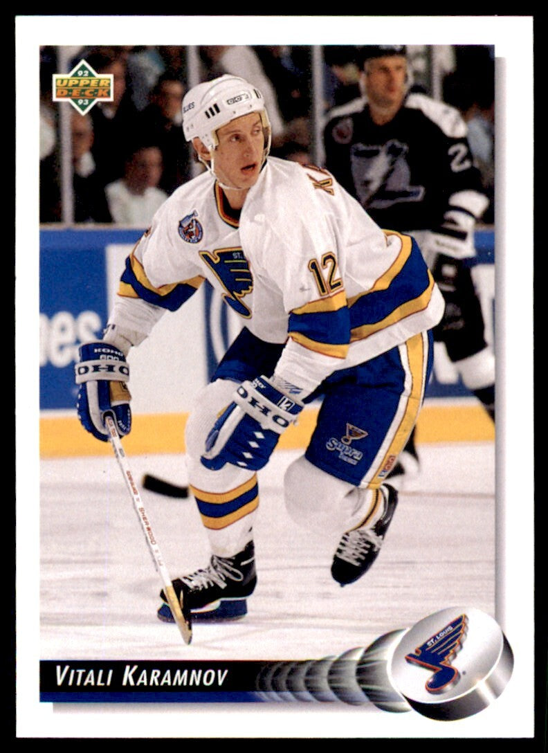 1992-93 Upper Deck Vitali Karamnov . St. Louis Blues #510