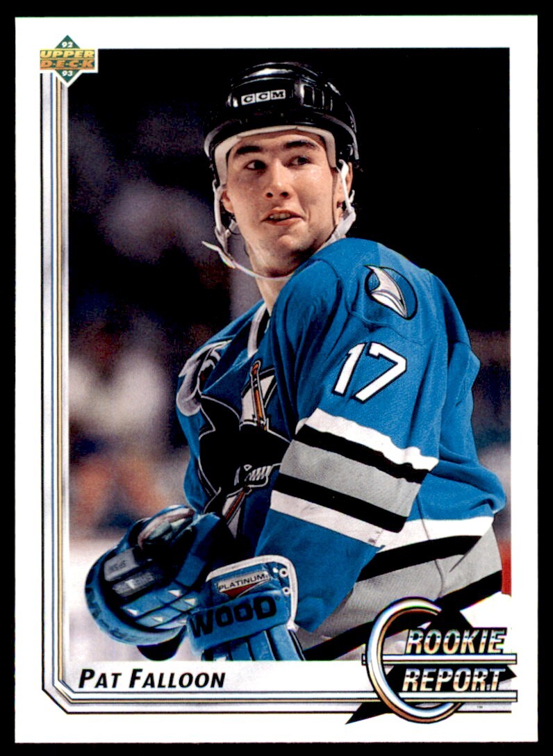 1992-93 Upper Deck Pat Falloon . San Jose Sharks #355
