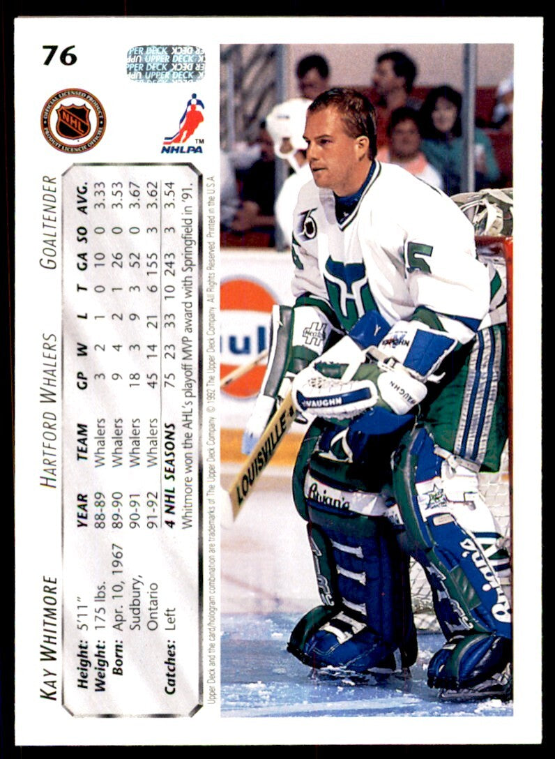1992-93 Upper Deck Luciano Borsato . Winnipeg Jets #77