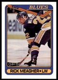 1990-91 O-Pee-Chee Rick Meagher . St. Louis Blues #125