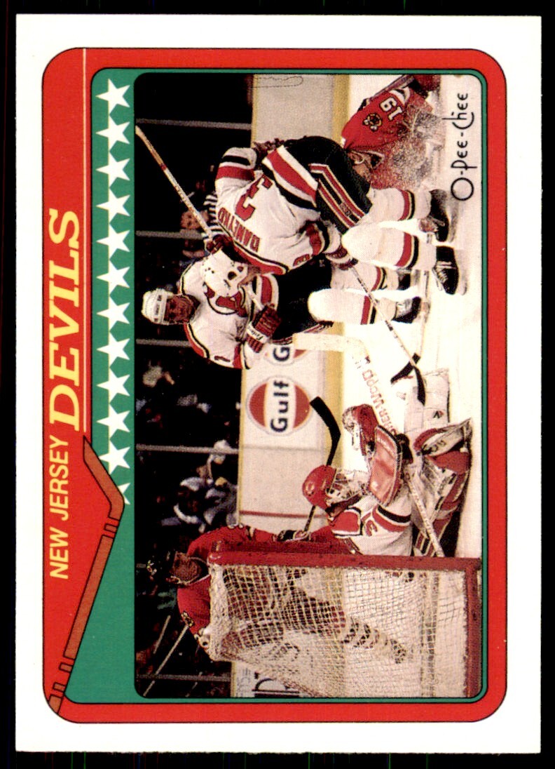1990-91 O-Pee-Chee New Jersey Devils . Devils #284