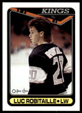 1990-91 O-Pee-Chee Luc Robitaille . Los Angeles Kings #209