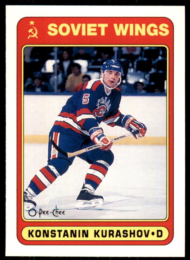 1990-91 O-Pee-Chee Konstantin Kurashov . Soviet Wings #469