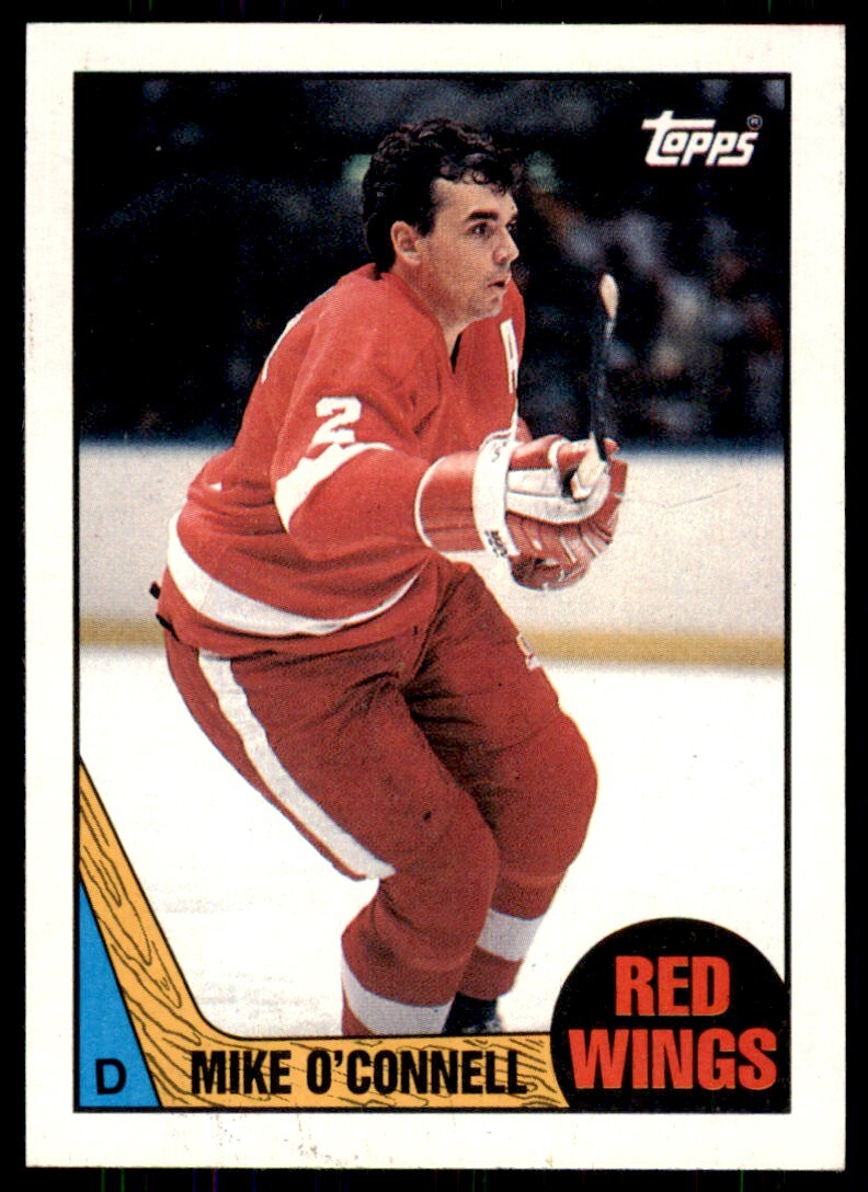 1987-88 Topps Mike O'Connell . Detroit Red Wings #141