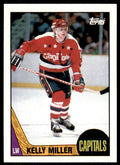 1987-88 Topps Kelly Miller . Washington Capitals #189