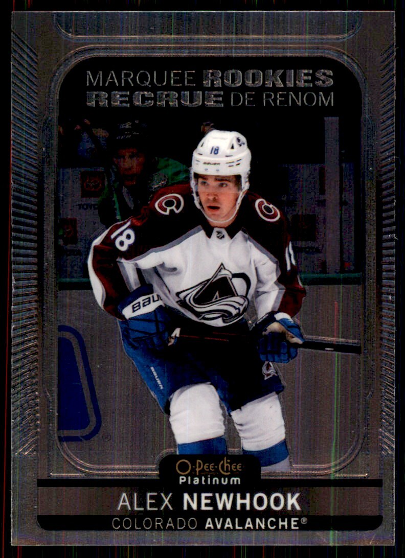 2021-22 O-Pee-Chee Platinum Alex Newhook Hockey Cards #206