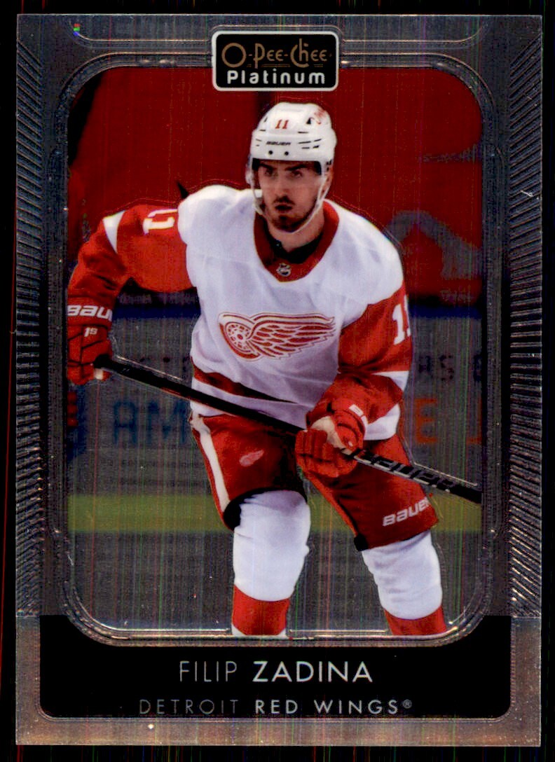 2021-22 O-Pee-Chee Platinum Filip Zadina Hockey Cards #145