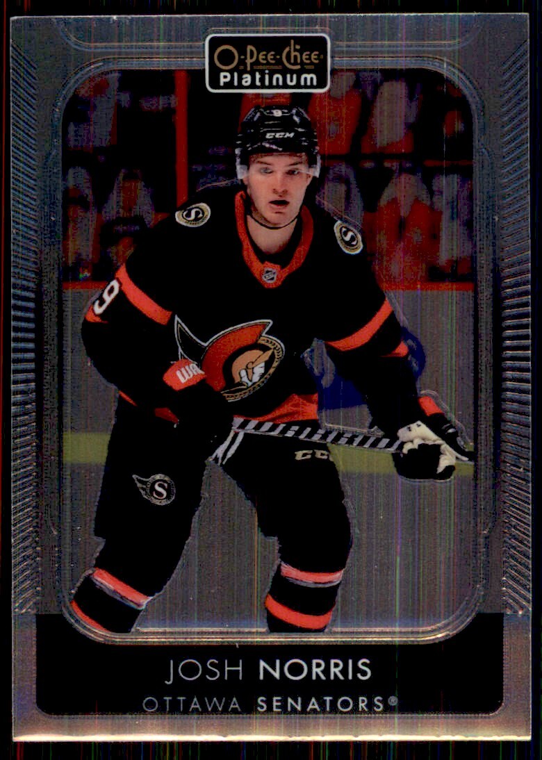 2021-22 O-Pee-Chee Platinum Josh Norris Hockey Cards #93