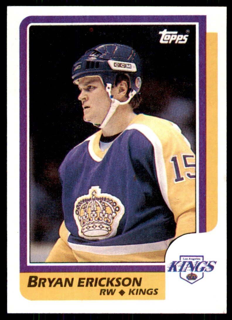 1986-87 Topps Bryan Erickson . Los Angeles Kings #101