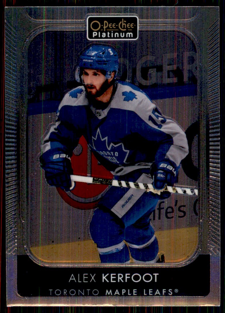 2021-22 O-Pee-Chee Platinum Alex Kerfoot Hockey Cards #60