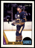 1987-88 O-Pee-Chee John Tucker . Buffalo Sabres #154