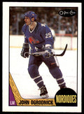 1987-88 O-Pee-Chee John Ogrodnick . Quebec Nordiques #134